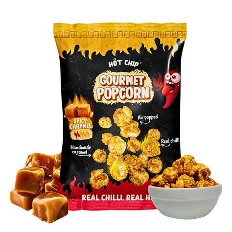 Hot Chip Gourmet Popcorn Spicy Caramel tápérték adatok