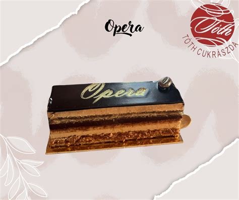 Kávés-málnás opera desszert