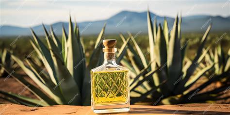 Tequila agave növényről készült illusztráció