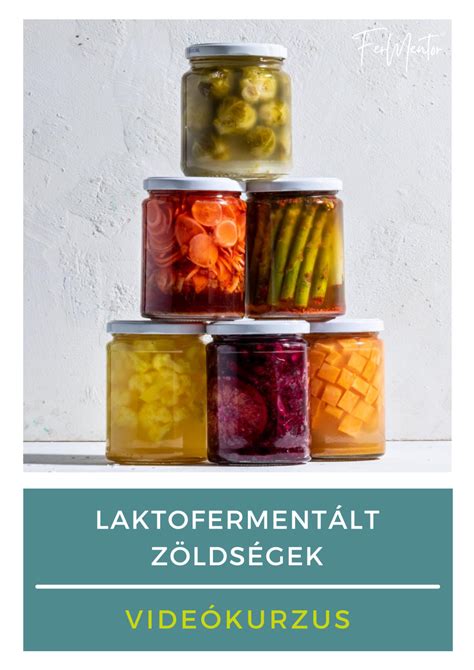 Különböző fermentálható zöldségek