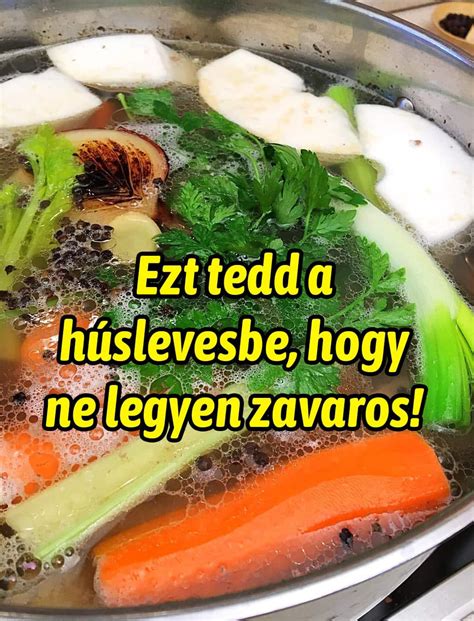 Zavaros és tiszta leves összehasonlítása