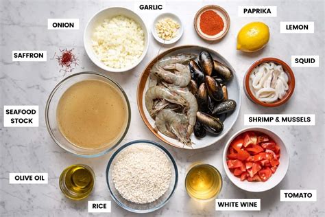 Preparing ingredients for paella