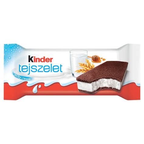 Kinder tejszelet réteges felépítése