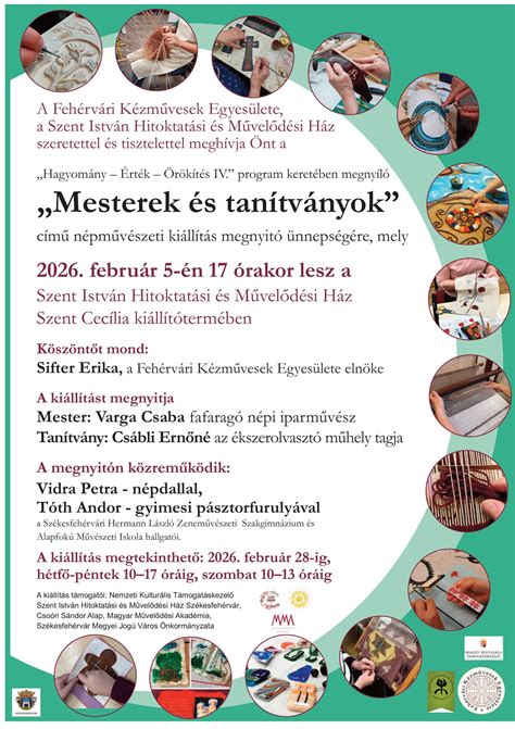 Népművészeti kiállítás egy művelődési házban