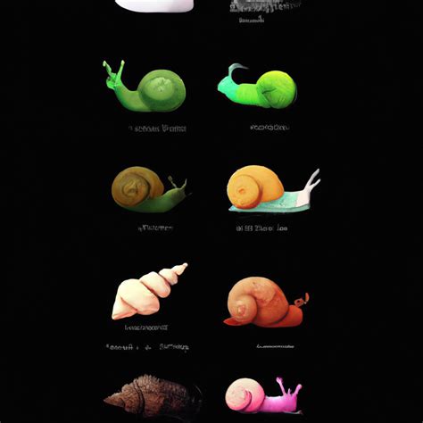 Különböző kerti csigák