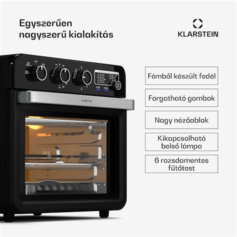 forrólevegős sütő belseje