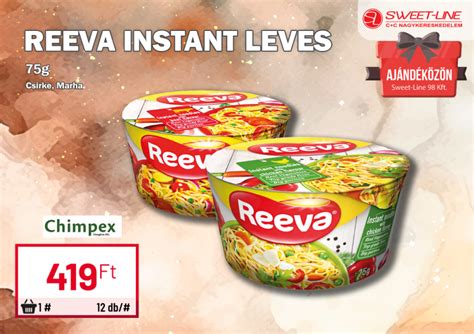 Reeva instant leves csomagolás