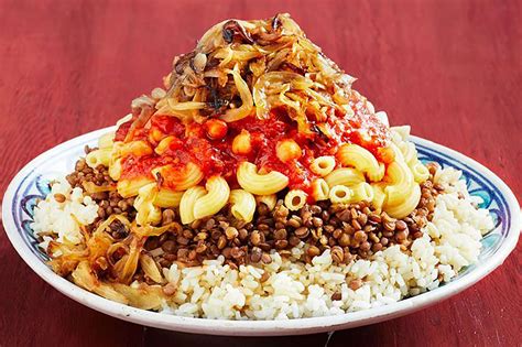 Kushari tál egyiptomi étteremben