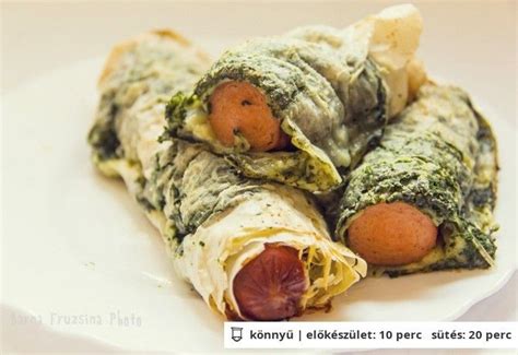 Töltelékek elrendezése a rétesben