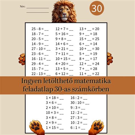 Számolási feladatlap kukoricaszemekkel