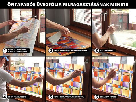 Eszközök az öntapadós fólia felhelyezéséhez