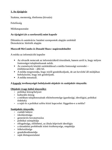 Jegyzetelési módszerek