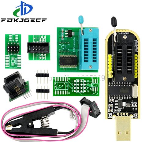 1.8V szintillesztő adapter csatlakoztatása a CH341A programozóhoz
