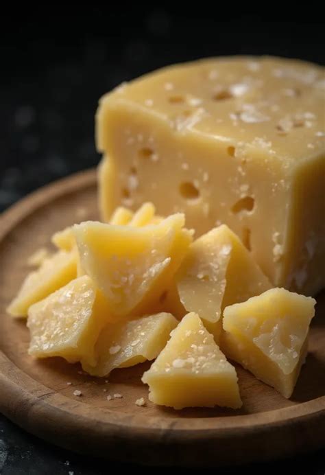 Parmezán sajt darabokban
