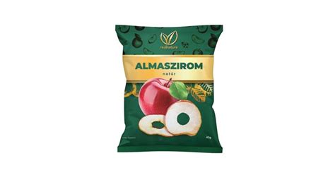 szárított almaszirom snack