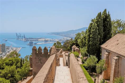 Málaga tengerparti kilátás