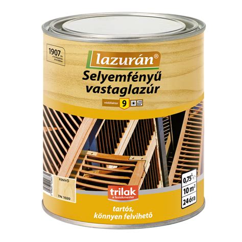 Ecsettel történő lazúr felhordás