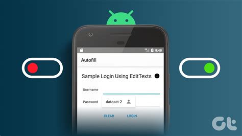 Android autofill funkció demonstrációja