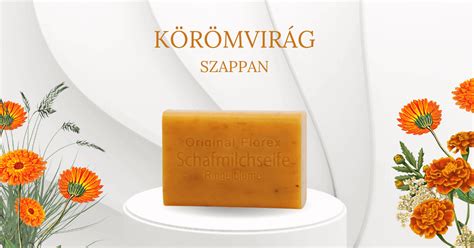 Körömvirág szappan darabok és körömvirág virágok