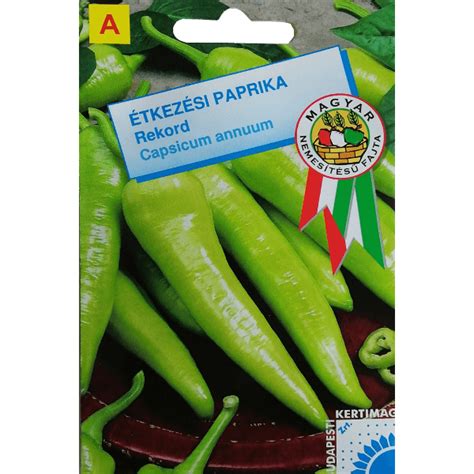 Rekord paprika növény és termései