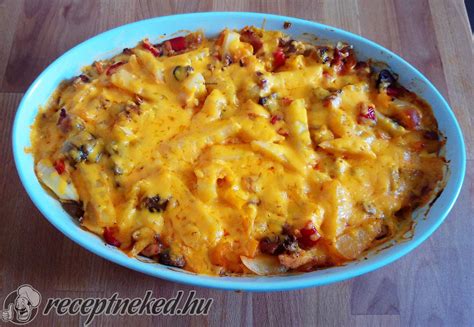 Különböző burgonyás egytálételek