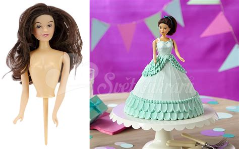 Piskótaformák és eszközök Barbie tortához