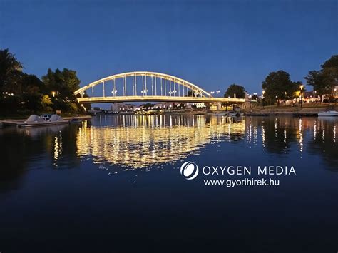 Győr városképének egy részlete