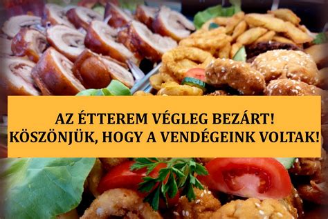 Bezárt étterem táblával