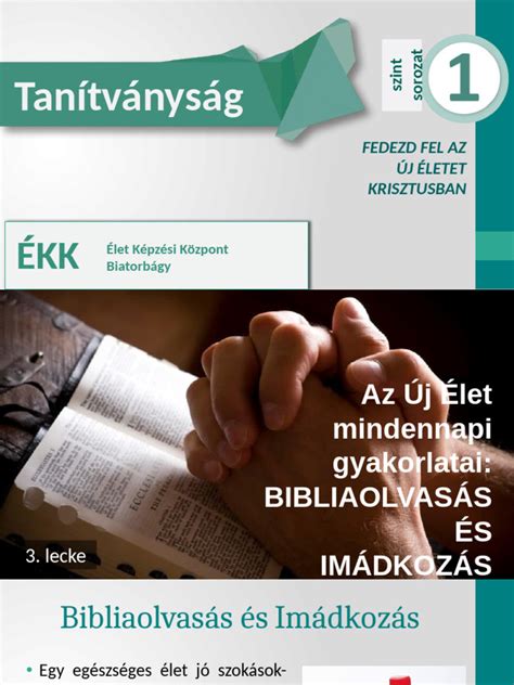 Bibliaolvasás és elmélkedés