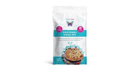 Szafi Life Proteines Pizza Mix csomagolása