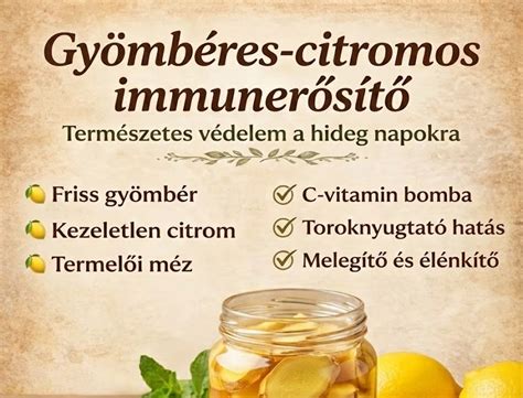 Gyömbér, méz és citrom - gyakori gyömbérszirup összetevők