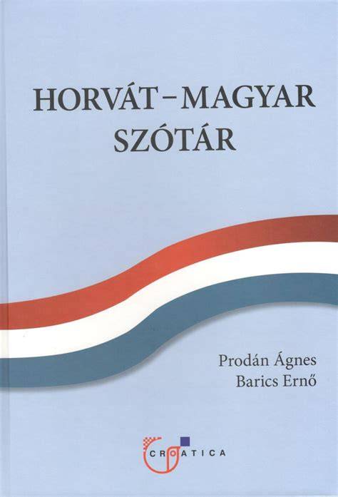 Horvát-magyar szótár borítója