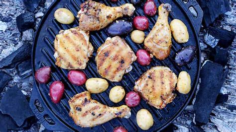 Grilltárcsán sütés