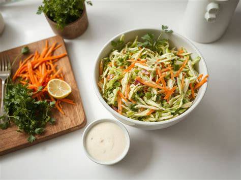 Coleslaw öntet hozzávalói