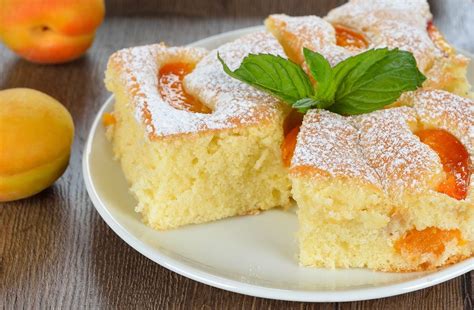 Kész vaníliás barack sütemények