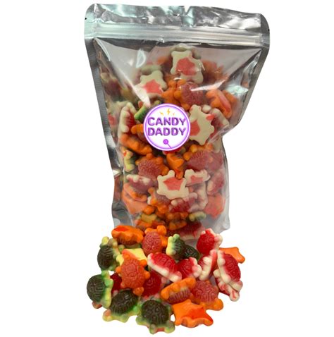 Változatos gumicukor kínálat egy Candy King üzletben