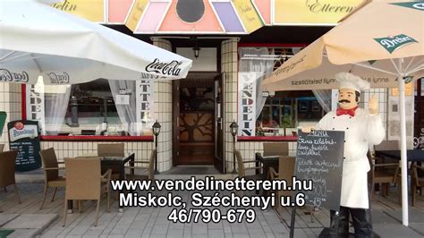 A Vendelin Étterem bejárata Miskolcon
