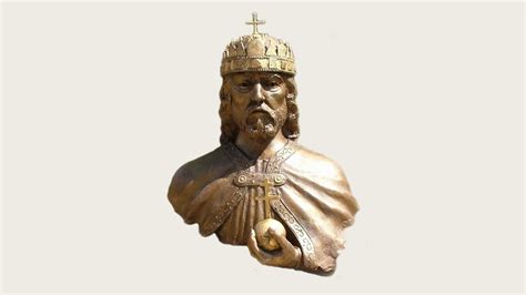 Szent István koronafelajánlása metszet