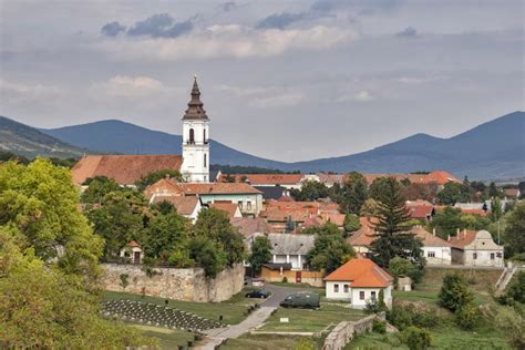 Tokaj óvárosának utcaképe