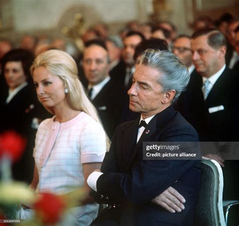 Herbert von Karajan és Eliette Mouret