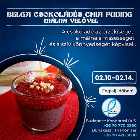 Csokoládés desszert különlegességek