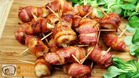 Baconbe tekert szilva elkészítése