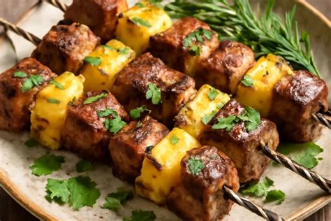 Grillezett csirkefalatkák friss fűszerekkel
