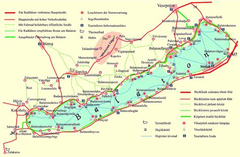 Balaton északi partja tájkép
