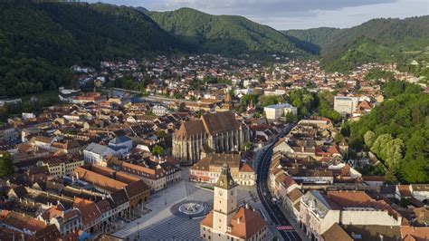 Brassó látképe a 17. században Johann Jakob Schollenberger rézmetszetén