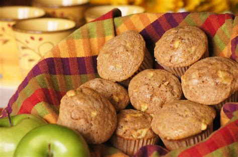 Almás-zabpelyhes muffin