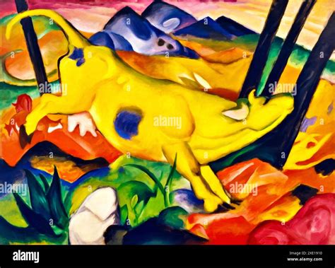 Franz Marc: Sárga tehén, 1911