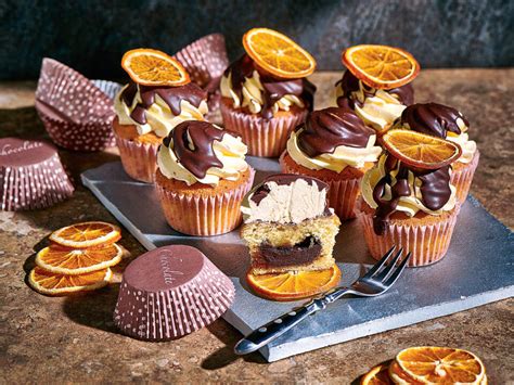 csokoládés meggys cupcake