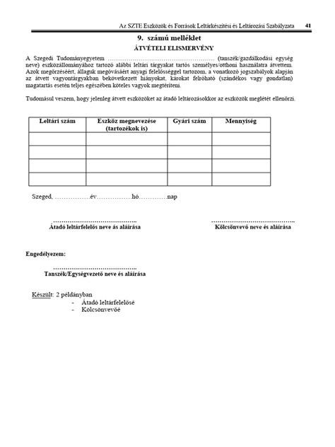 Szerviz átvételi elismervény minta