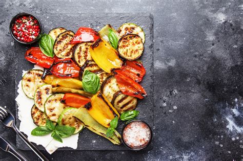 Grillen sült zöldségek